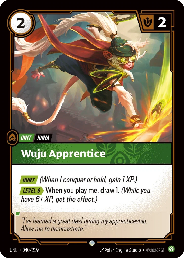 Wuju Apprentice - Unleashed (UNL 040/219)
