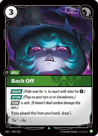 Back Off - Unleashed (UNL 042/219)