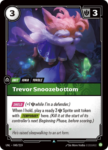 Trevor Snoozebottom - Unleashed (UNL 048/219)