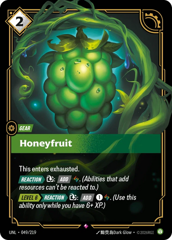 Honeyfruit - Unleashed (UNL 049/219)