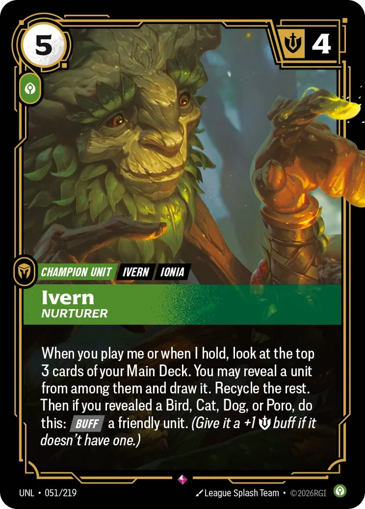 Ivern Nurturer - Unleashed (UNL 051/219)
