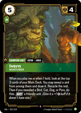 Ivern Nurturer - Unleashed (UNL 051/219)
