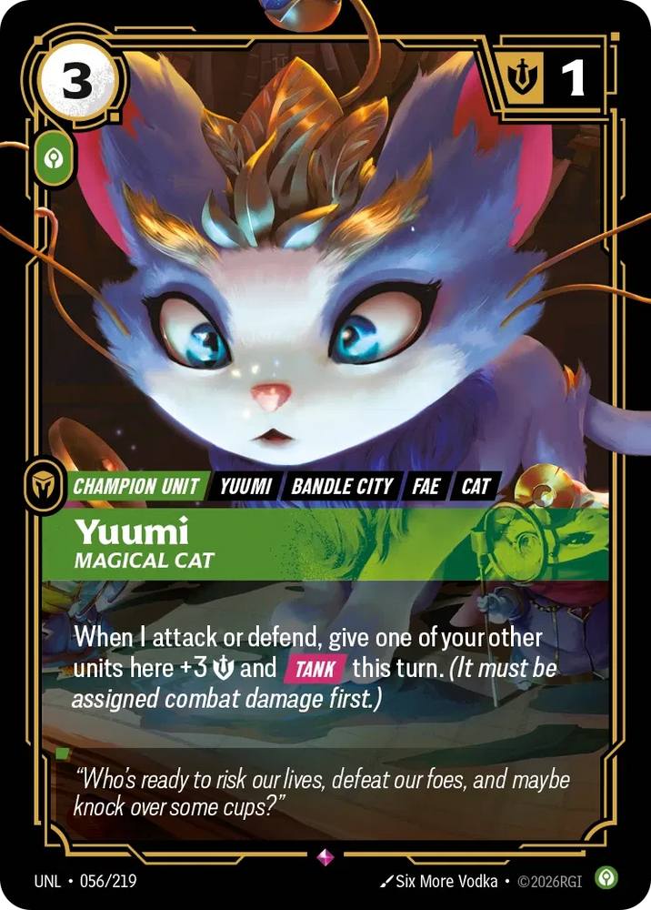 Yuumi Magical Cat - Unleashed (UNL 056/219)