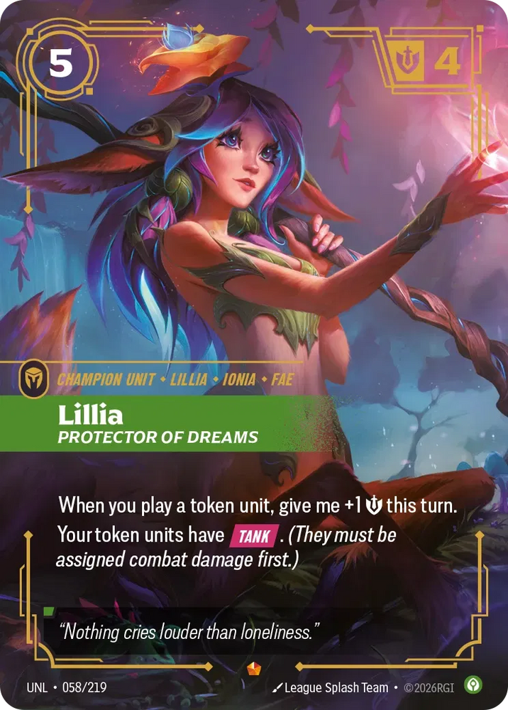 Lillia Protector of Dreams - Unleashed (UNL 058/219)
