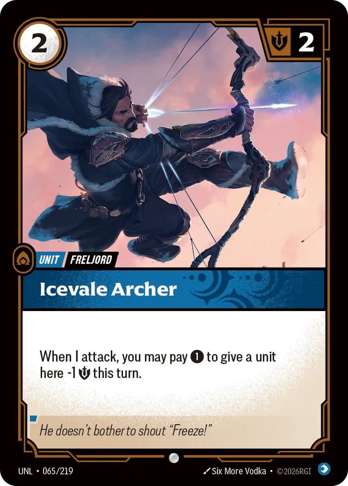Icevale Archer - Unleashed (UNL 065/219)