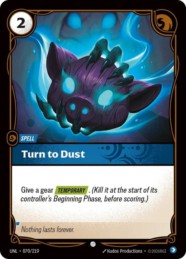 Turn to Dust - Unleashed (UNL 070/219)