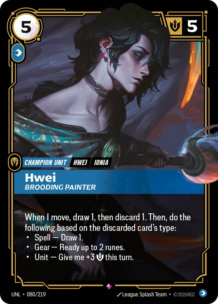 Hwei Brooding Painter - Unleashed (UNL 080/219)