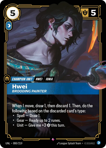 Hwei Brooding Painter - Unleashed (UNL 080/219)