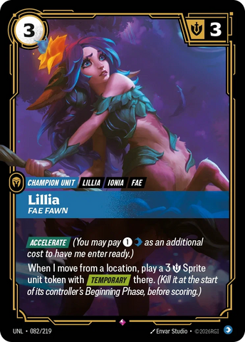 Lillia Fae Fawn - Unleashed (UNL 082/219)