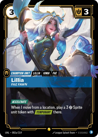 Lillia Fae Fawn - Unleashed (UNL 082a/219) (Alt Art)
