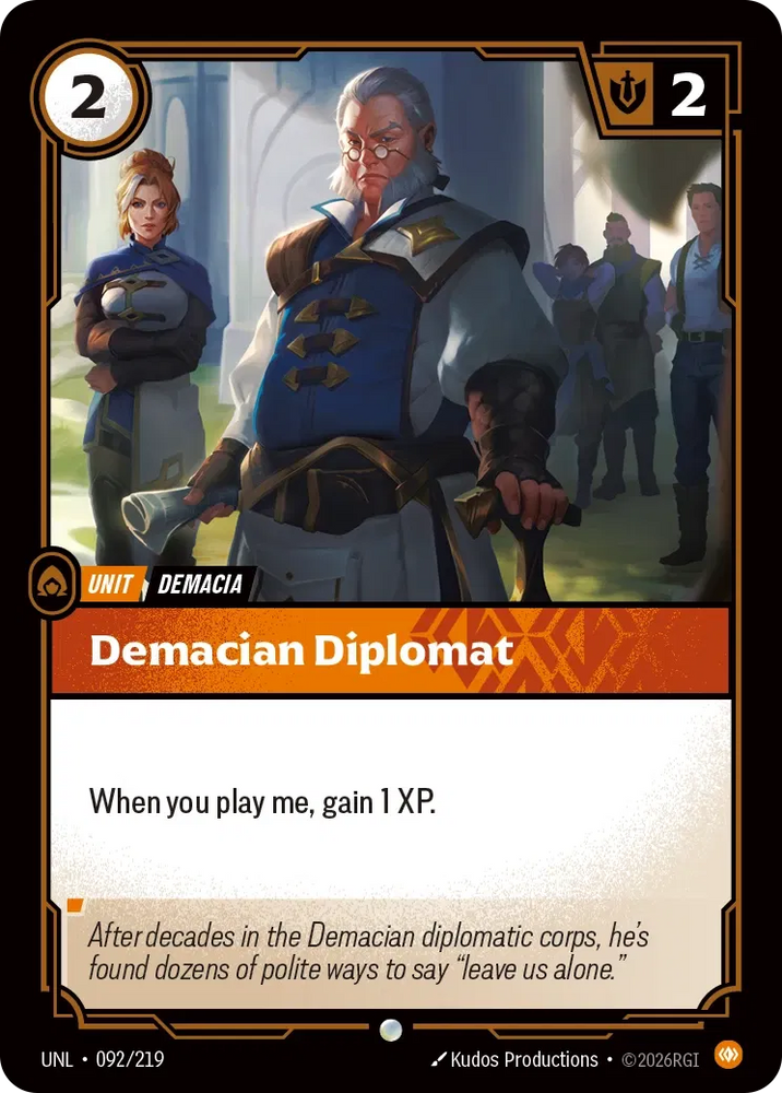 Demacian Diplomat - Unleashed (UNL 092/219)