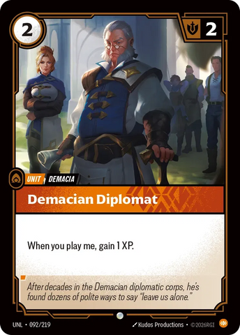 Demacian Diplomat - Unleashed (UNL 092/219)