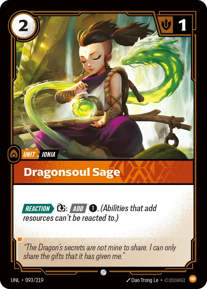 Dragonsoul Sage - Unleashed (UNL 093/219)