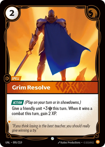 Grim Resolve - Unleashed (UNL 095/219)