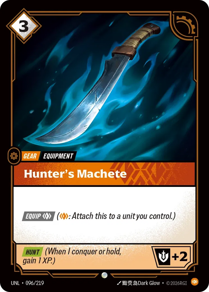 Hunter's Machete - Unleashed (UNL 096/219)