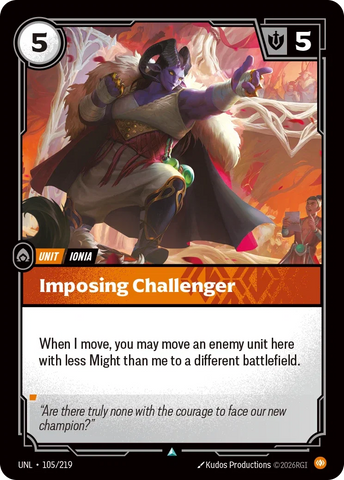 Imposing Challenger - Unleashed (UNL 105/219)