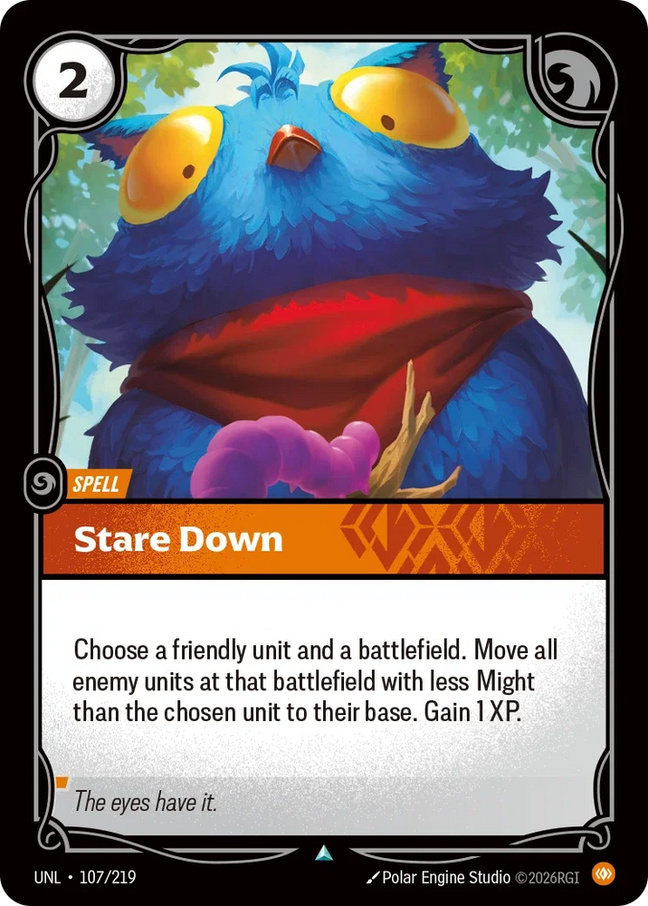 Stare Down - Unleashed (UNL 107/219)