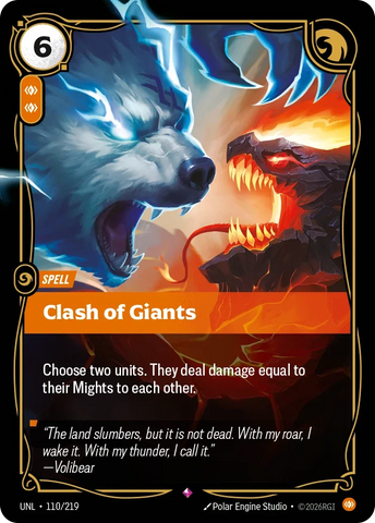 Clash of Giants - Unleashed (UNL 110/219)