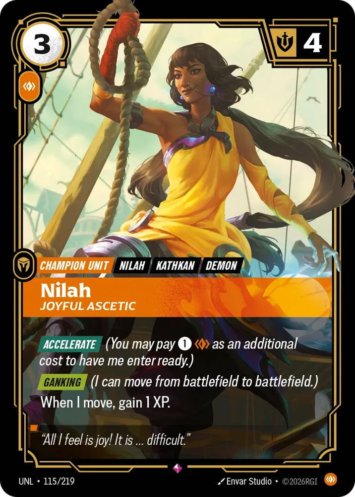 Nilah Joyful Ascetic - Unleashed (UNL 115/219)