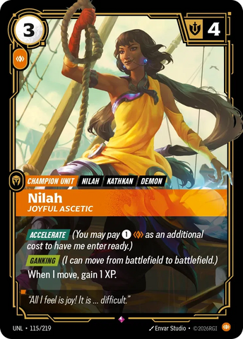 Nilah Joyful Ascetic - Unleashed (UNL 115/219)