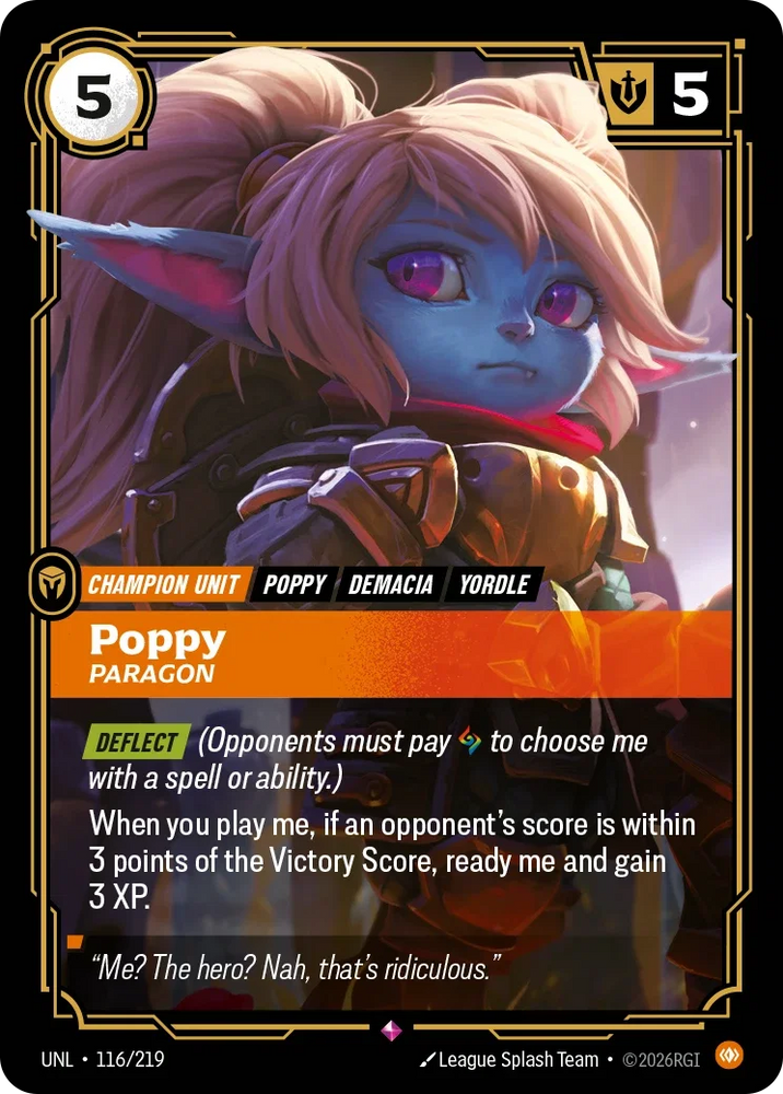 Poppy Paragon - Unleashed (UNL 116/219)