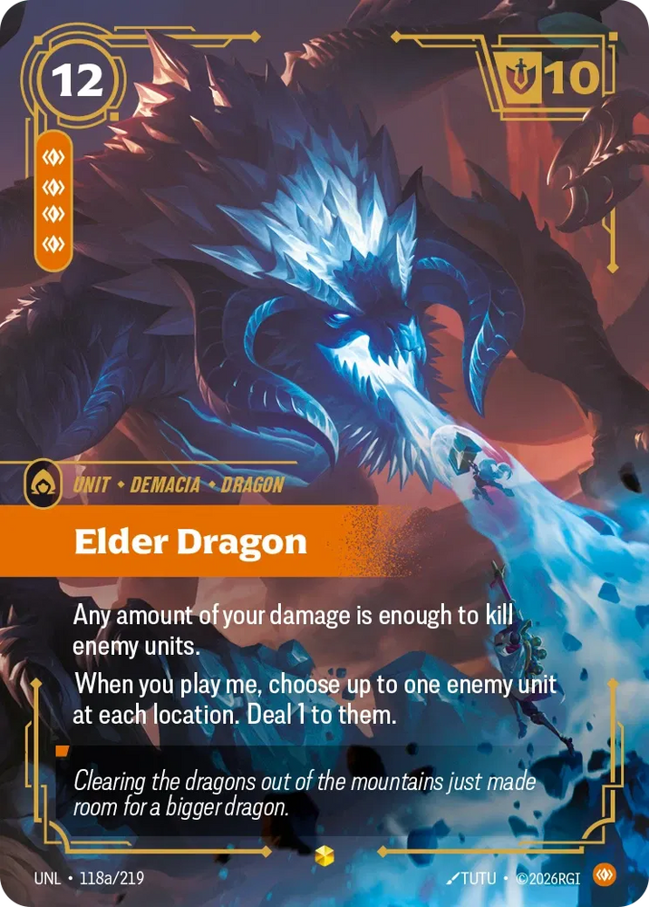 Elder Dragon - Unleashed (UNL 118a/219) (Alt Art)