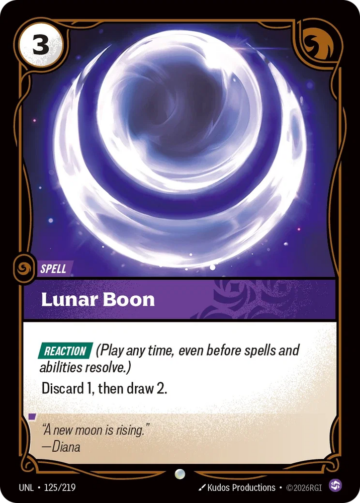 Lunar Boon - Unleashed (UNL 125/219)