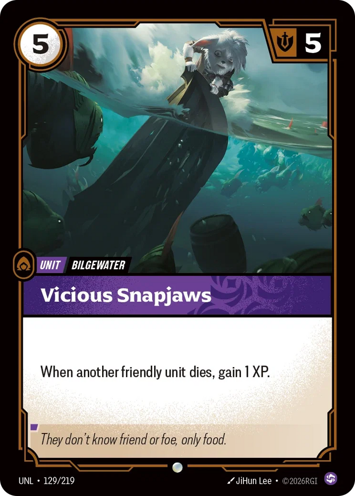 Vicious Snapjaws - Unleashed (UNL 129/219)