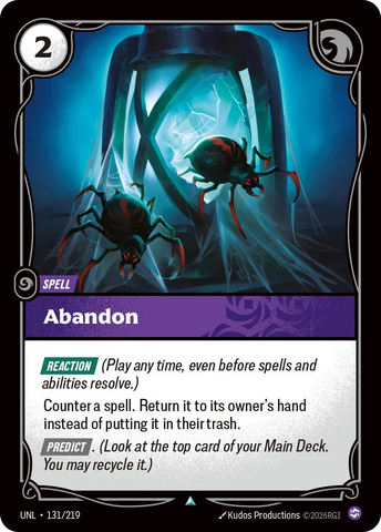 Abandon - Unleashed (UNL 131/219)