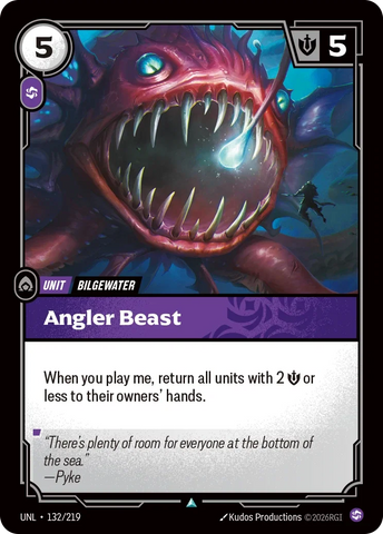 Angler Beast - Unleashed (UNL 132/219)