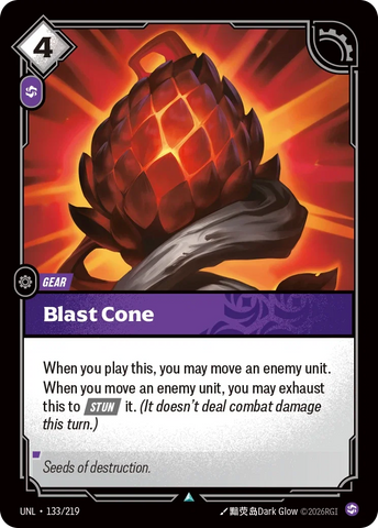 Blast Cone - Unleashed (UNL 133/219)