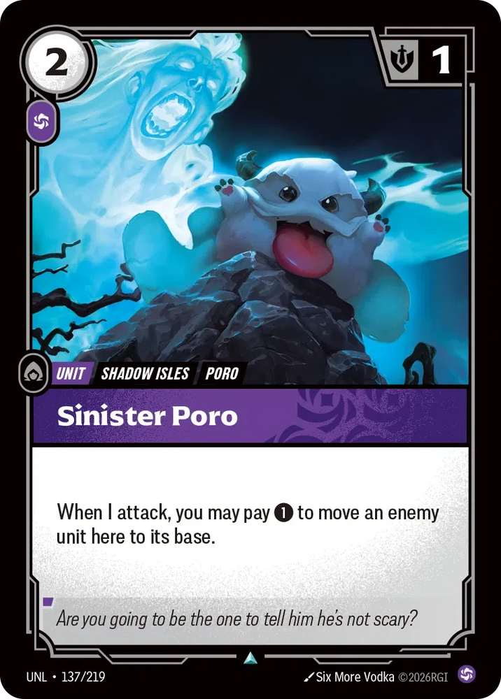 Sinister Poro - Unleashed (UNL 137/219)