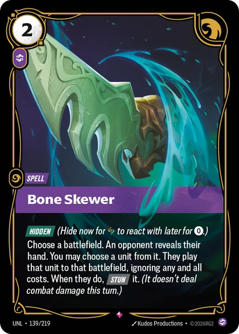 Bone Skewer - Unleashed (UNL 139/219)