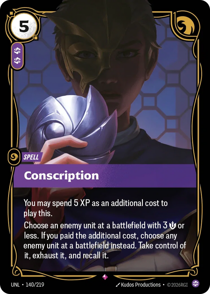 Conscription - Unleashed (UNL 140/219)