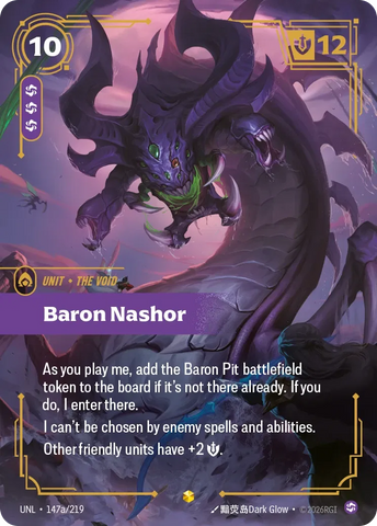 Baron Nashor - Unleashed (UNL 147a/219) (Alt Art)