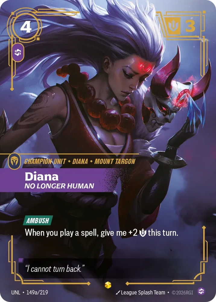 Diana No Longer Human - Unleashed (UNL 149a/219) (Alt Art)