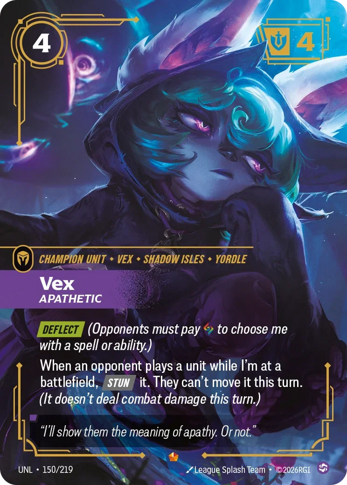 Vex Apathetic - Unleashed (UNL 150/219)