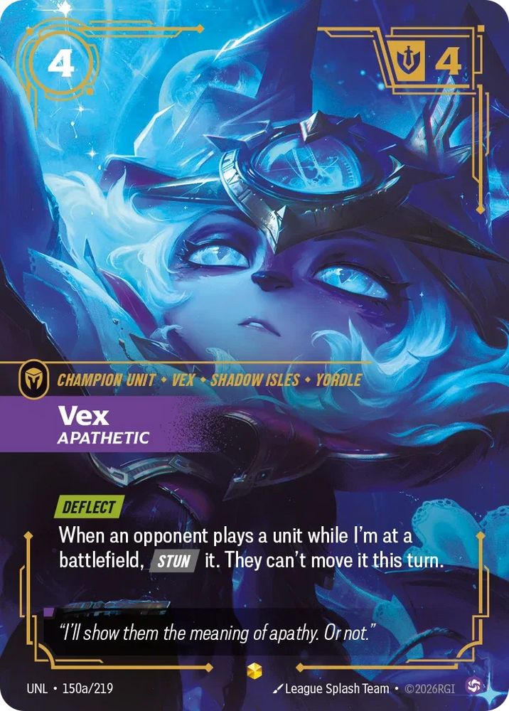 Vex Apathetic - Unleashed (UNL 150a/219) (Alt Art)