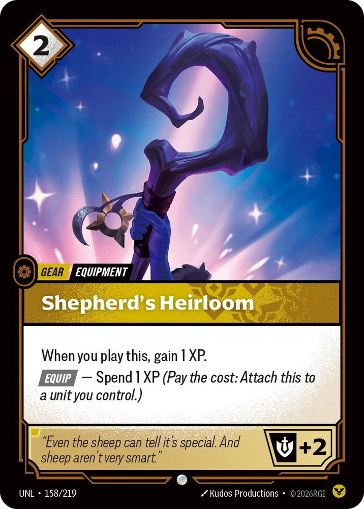 Shepherd's Heirloom - Unleashed (UNL 158/219)