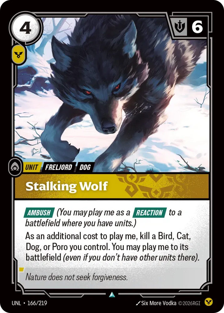 Stalking Wolf - Unleashed (UNL 166/219)