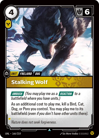 Stalking Wolf - Unleashed (UNL 166/219)