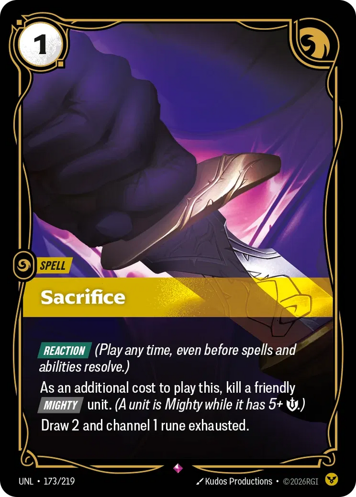 Sacrifice - Unleashed (UNL 173/219)
