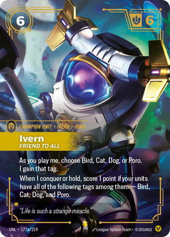 Ivern Friend to All - Unleashed (UNL 177a/219) (Alt Art)