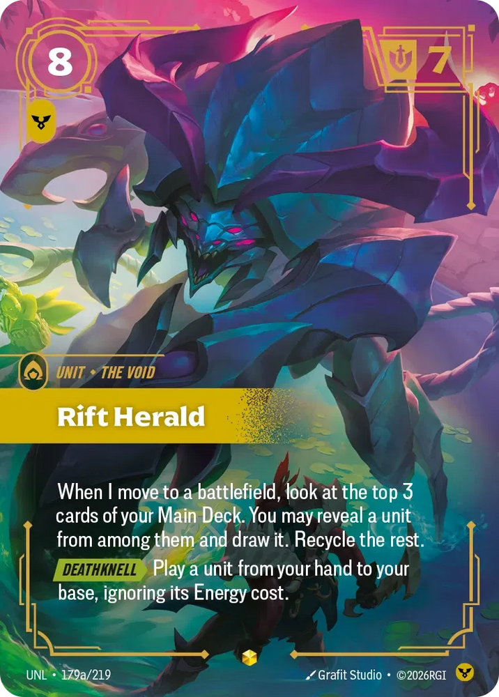 Rift Herald - Unleashed (UNL 179a/219) (Alt Art)