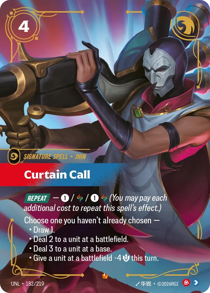 Curtain Call - Unleashed (UNL 182/219)
