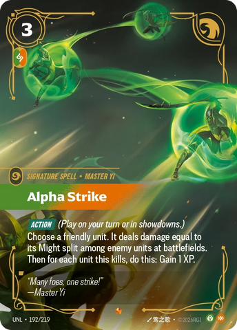 Alpha Strike - Unleashed (UNL 192/219)