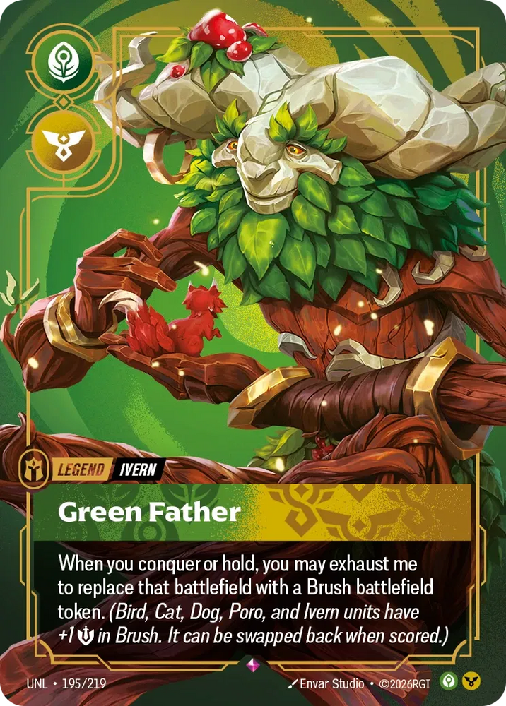 Ivern Green Father - Unleashed (UNL 195/219)