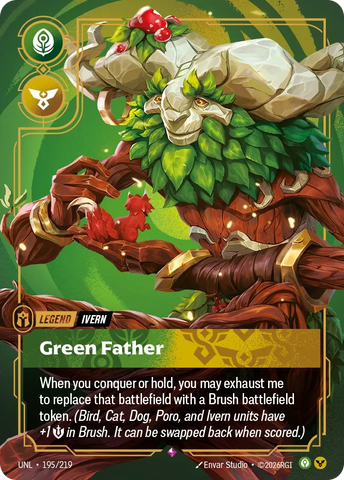 Ivern Green Father - Unleashed (UNL 195/219)