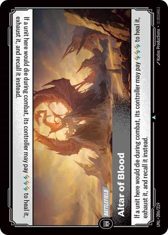 Altar of Blood - Unleashed (UNL 206/219)