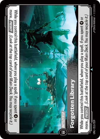 Forgotten Library - Unleashed (UNL 211/219)